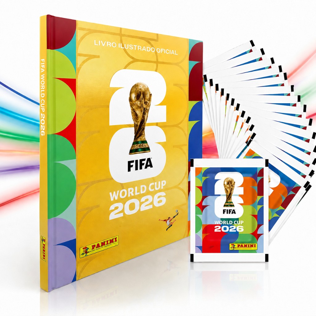 Sobres y álbum oficial del Mundial 2026